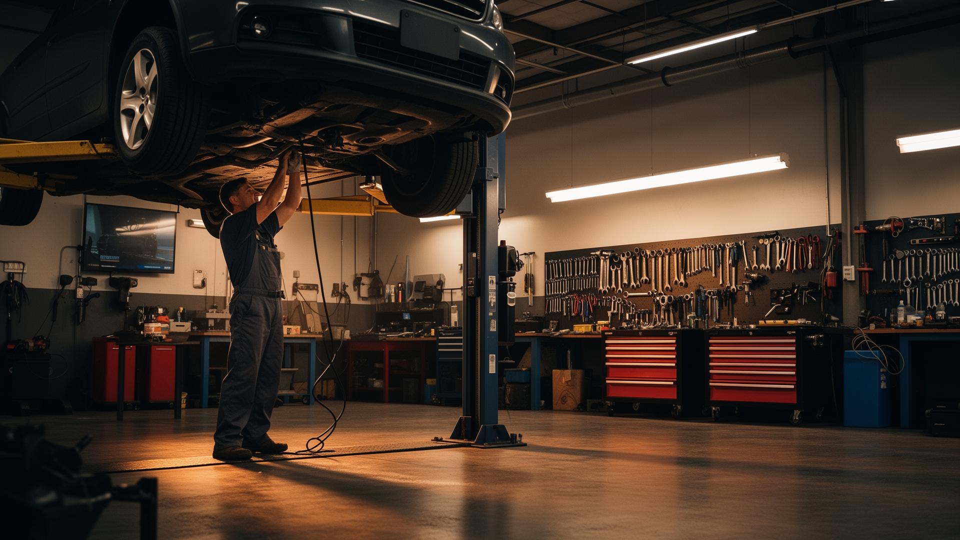 Professional auto repair shop